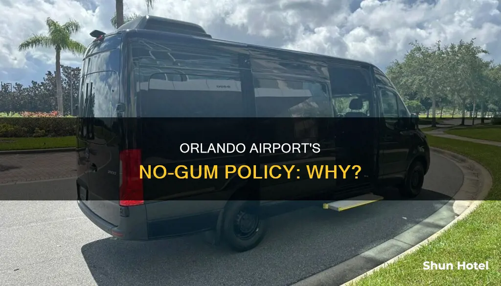 why doesnt orlando airport have gum