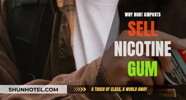Airports and Nicotine Gum: A Surprising No-Show