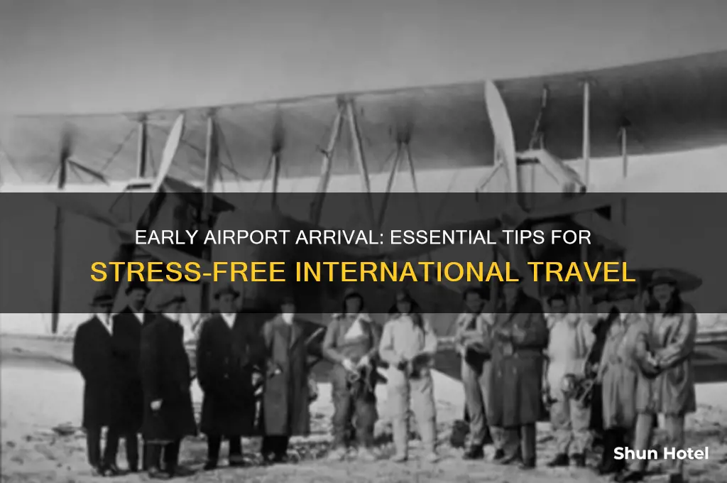 why get to airport early for international flight