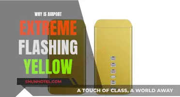 Airport Extreme Flashing Yellow: What's the Issue?