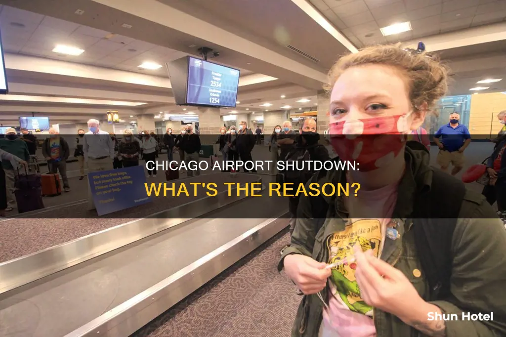 why is chicago airport stut down