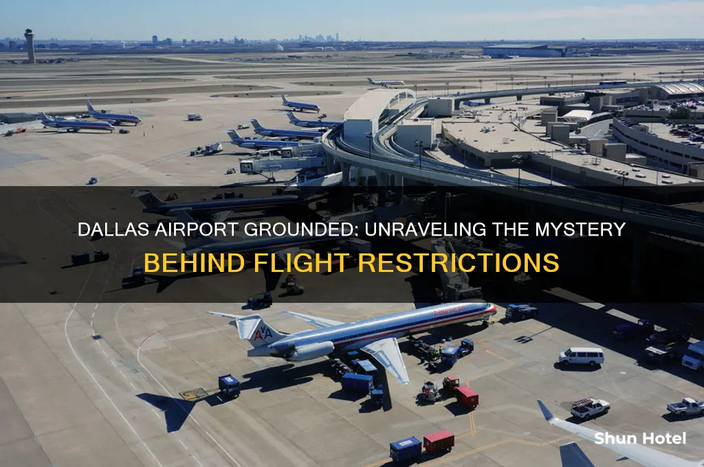 why is dallas airport not allowing planes to fly