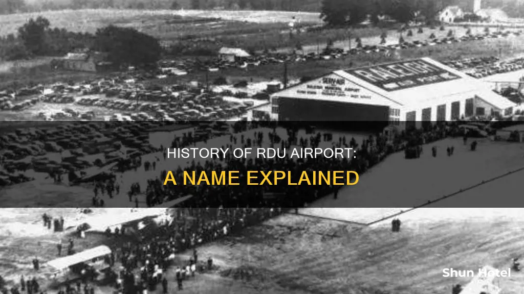 why is it called rdu airport
