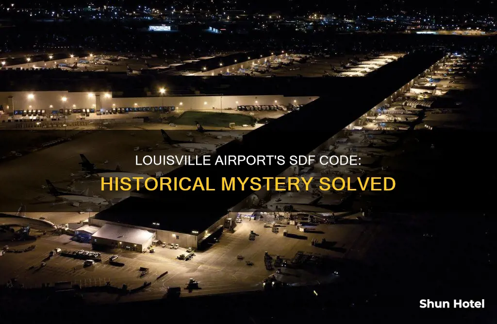 why is louisville airport code sdf