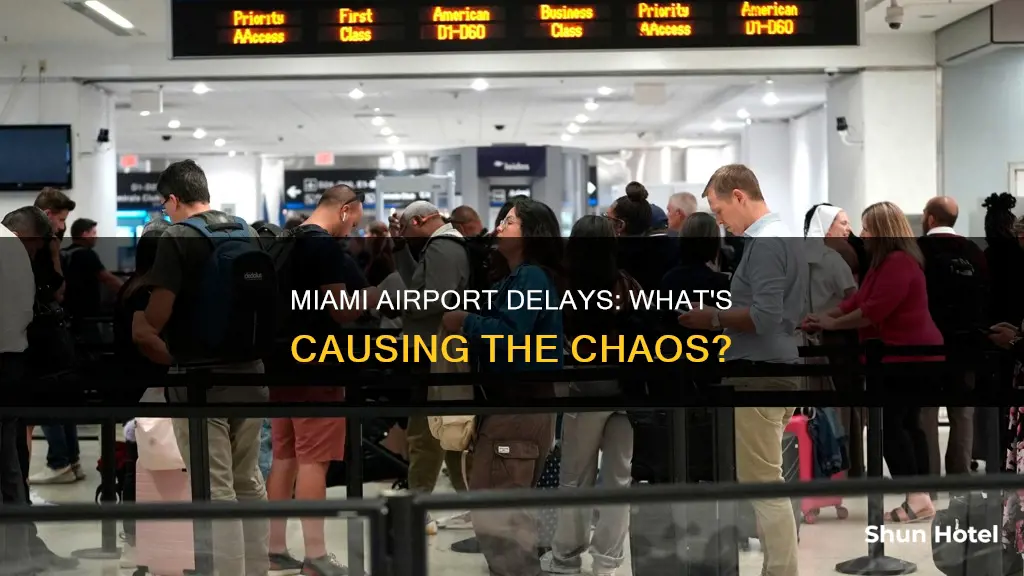 why is miami airport experiencing delays