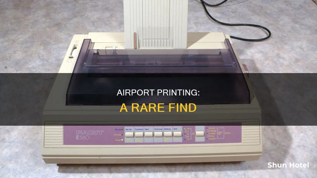 why is no airport printers found