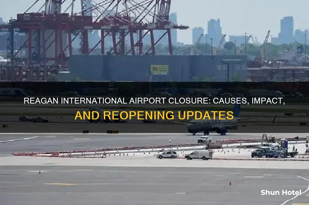 why is reagan international airport closed