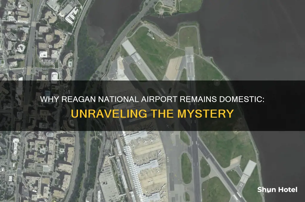 why is reagan national airport not international