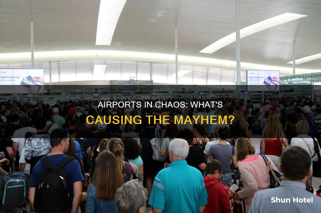 why is there chaos at airports