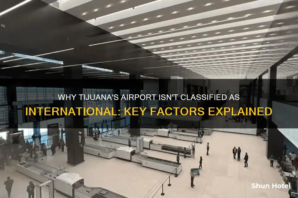 why is tijuana not an international airport