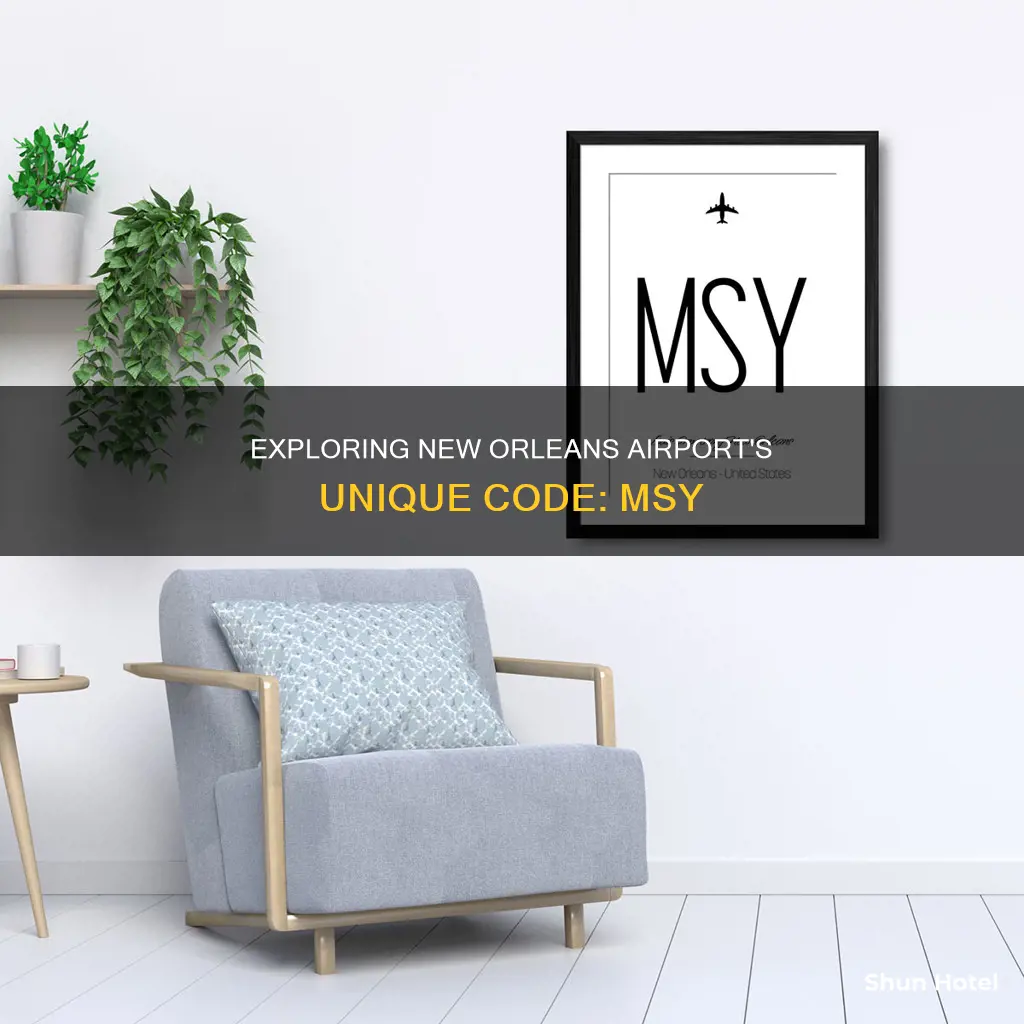why new orleans airport code msy
