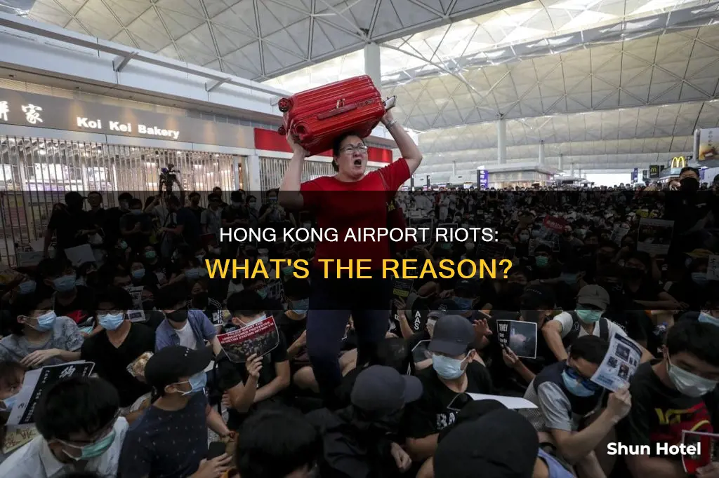 why riots in hong kong airport