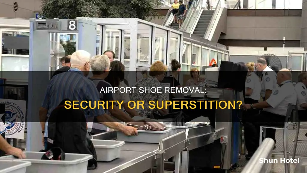 why take off shoes at airport