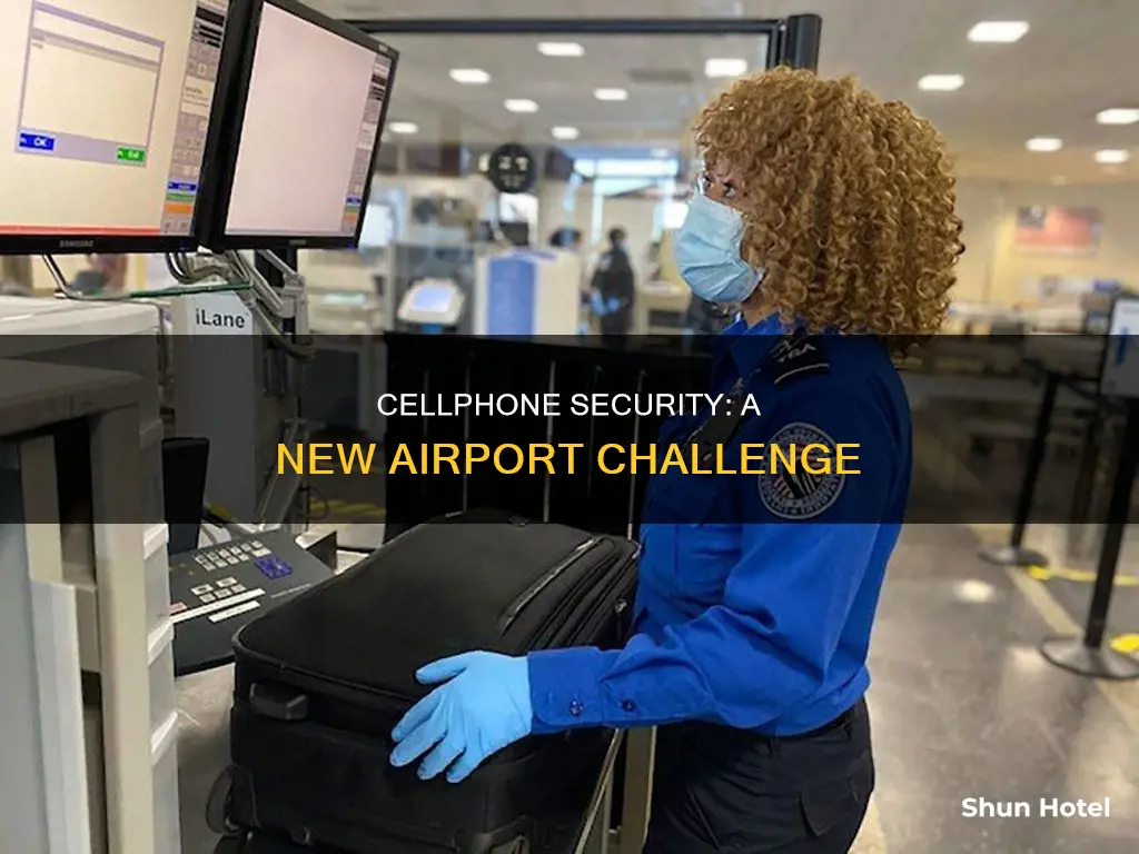 why taking cellphone at airport security