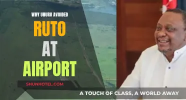Uhuru-Ruto Rift: Uhuru Avoids Ruto at Airport