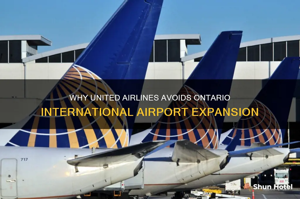 why united does not expand to ontario international airport