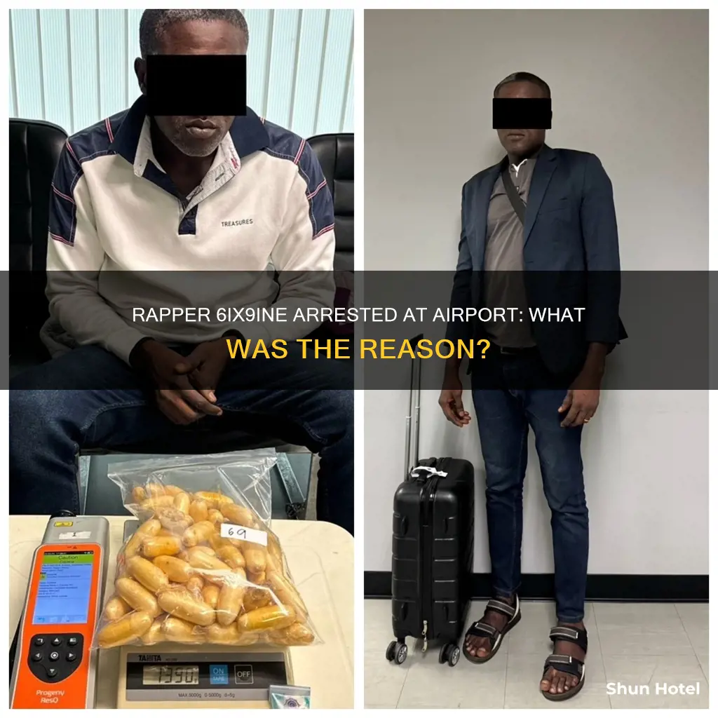 why was 69 arrested at airport