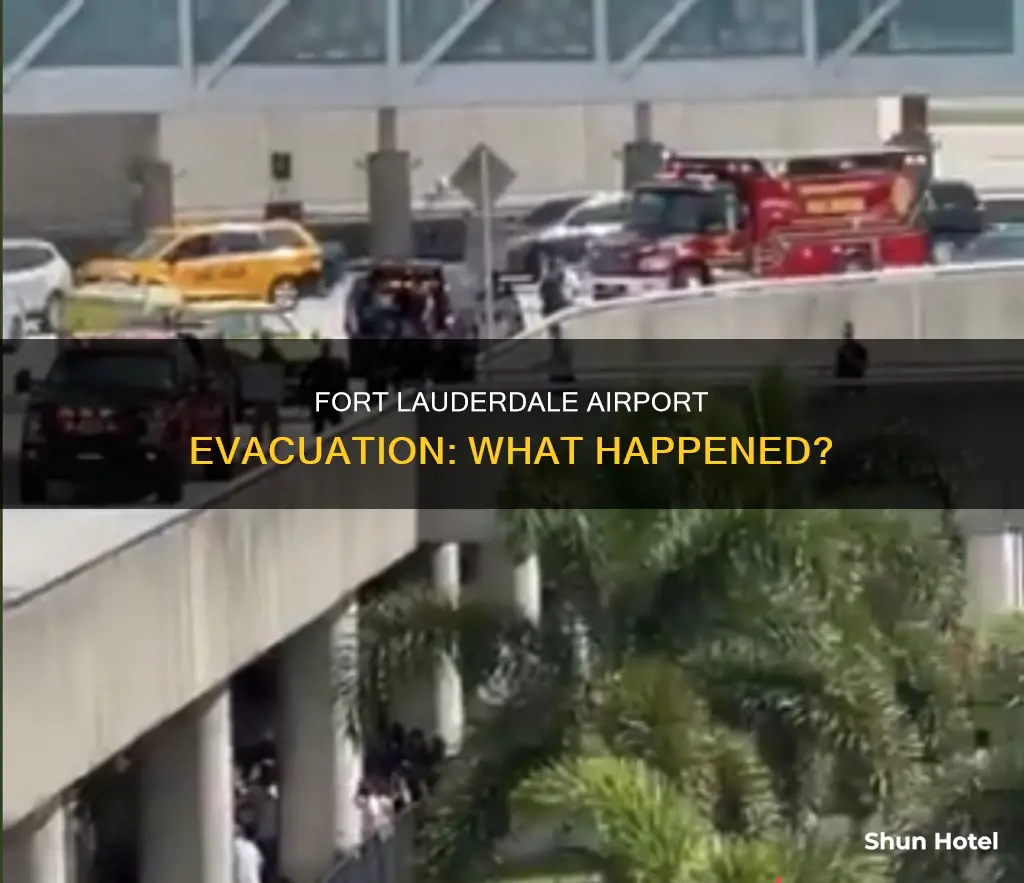 why was fort lauderdale airport evacuated