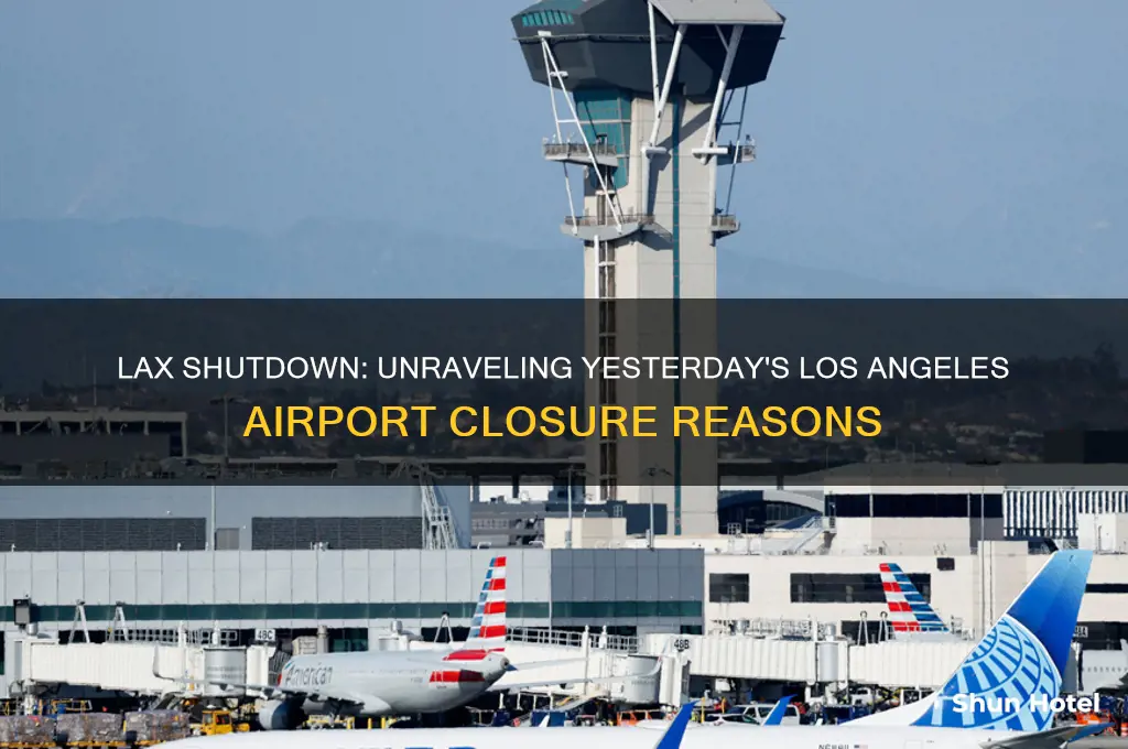 why was los angeles international airport closed yesterday