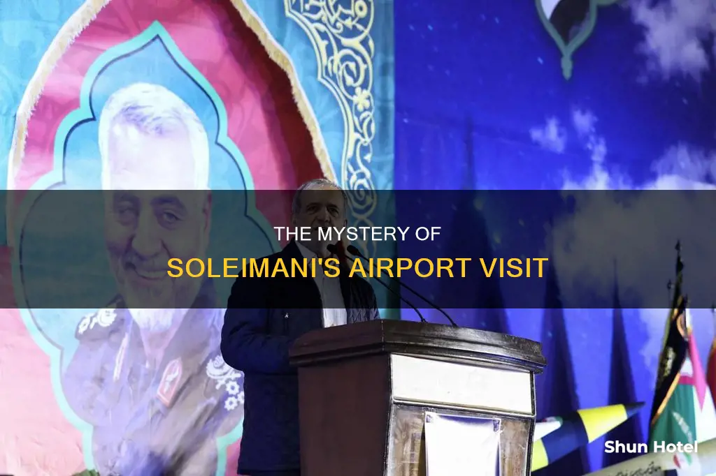 why was soleimani at the airport