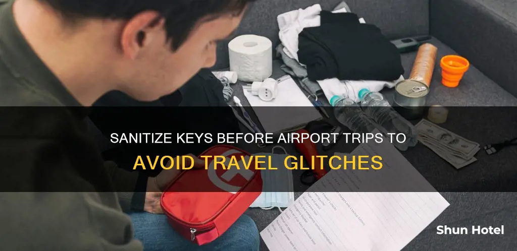 why wash your keys before airport