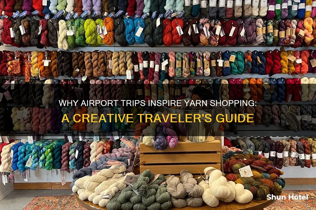 why you going to the airport flying somewhere get yarn