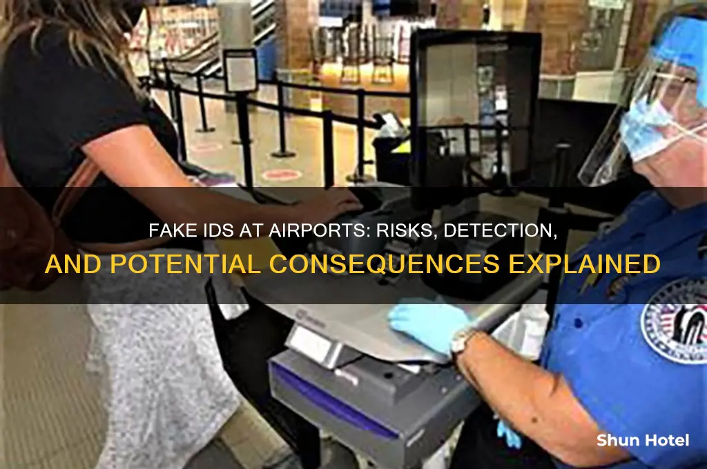 will a fake id get flagged in an airport
