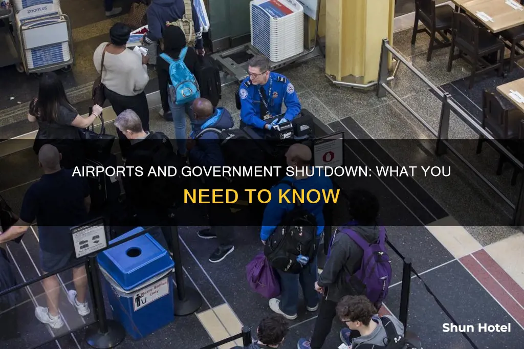 will a government shutdown affect airports