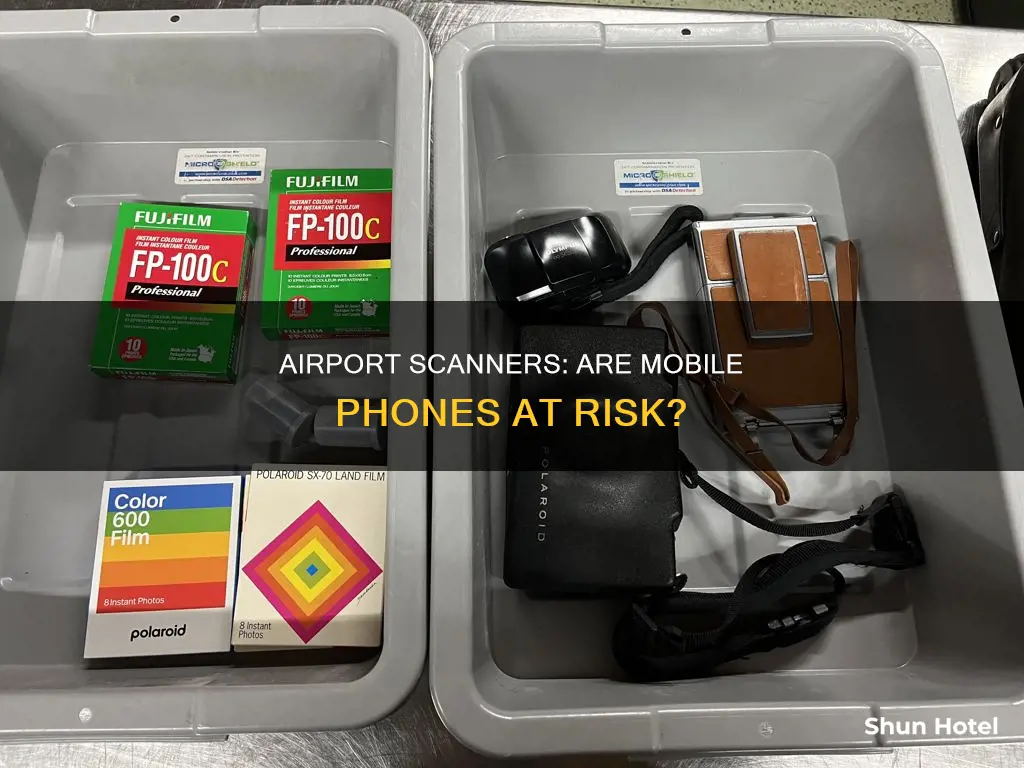 will airport scanners hurt my phone
