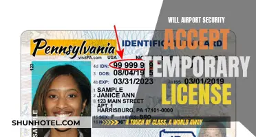Airport Security: Temporary Licenses Explained