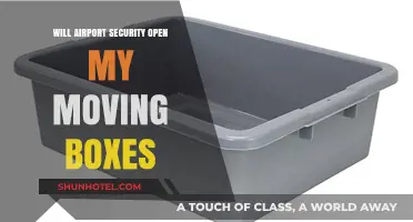 Will Airport Security Inspect My Moving Boxes? What to Expect