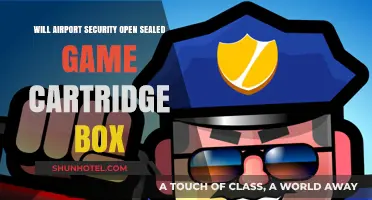 Sealed Game Cartridge Boxes: Airport Security Inspection Policies Explained