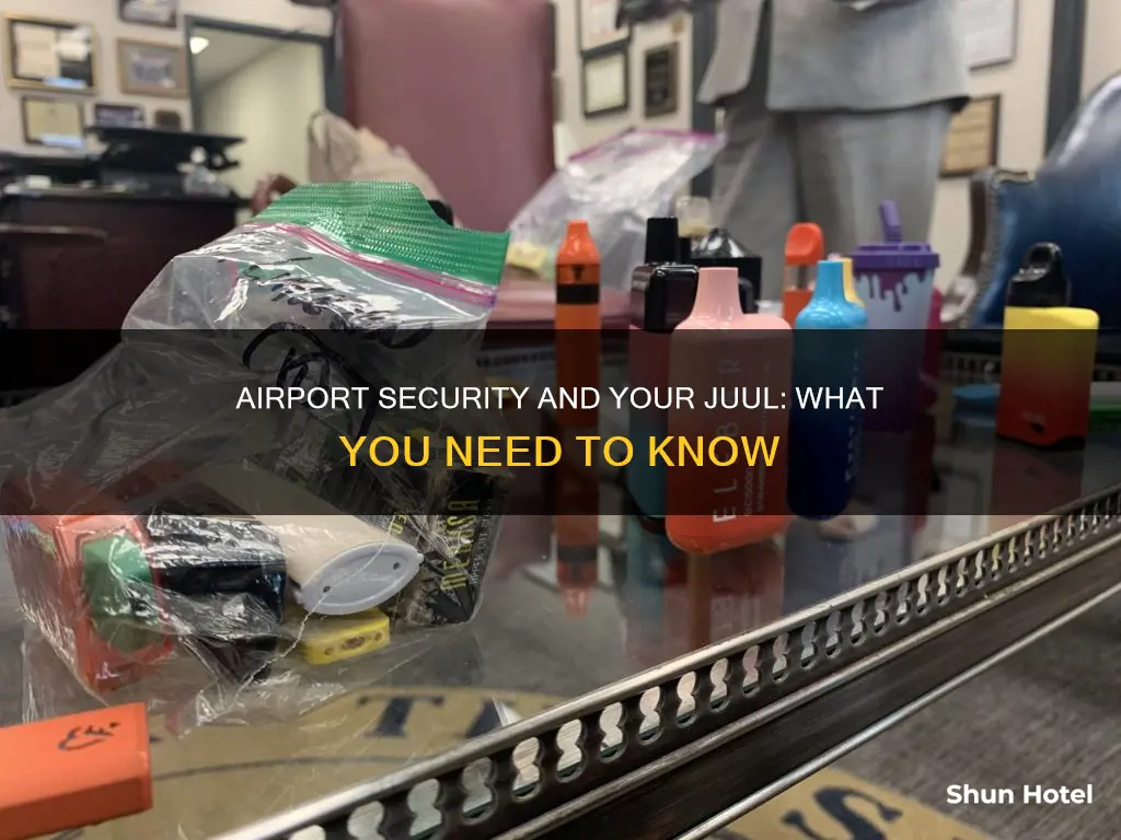 will airport security take my juul