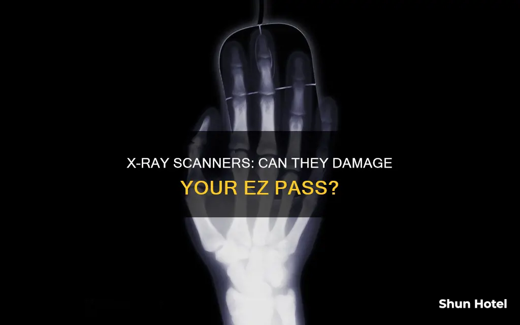 will airport xray machine damage ezpass