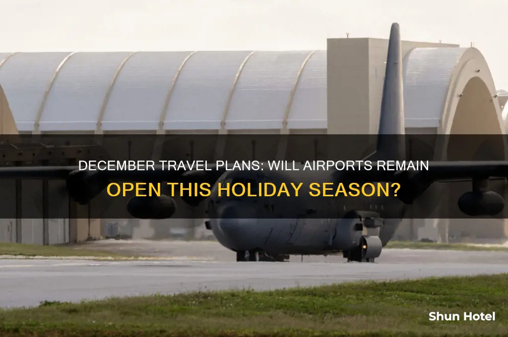 will airports be open in december