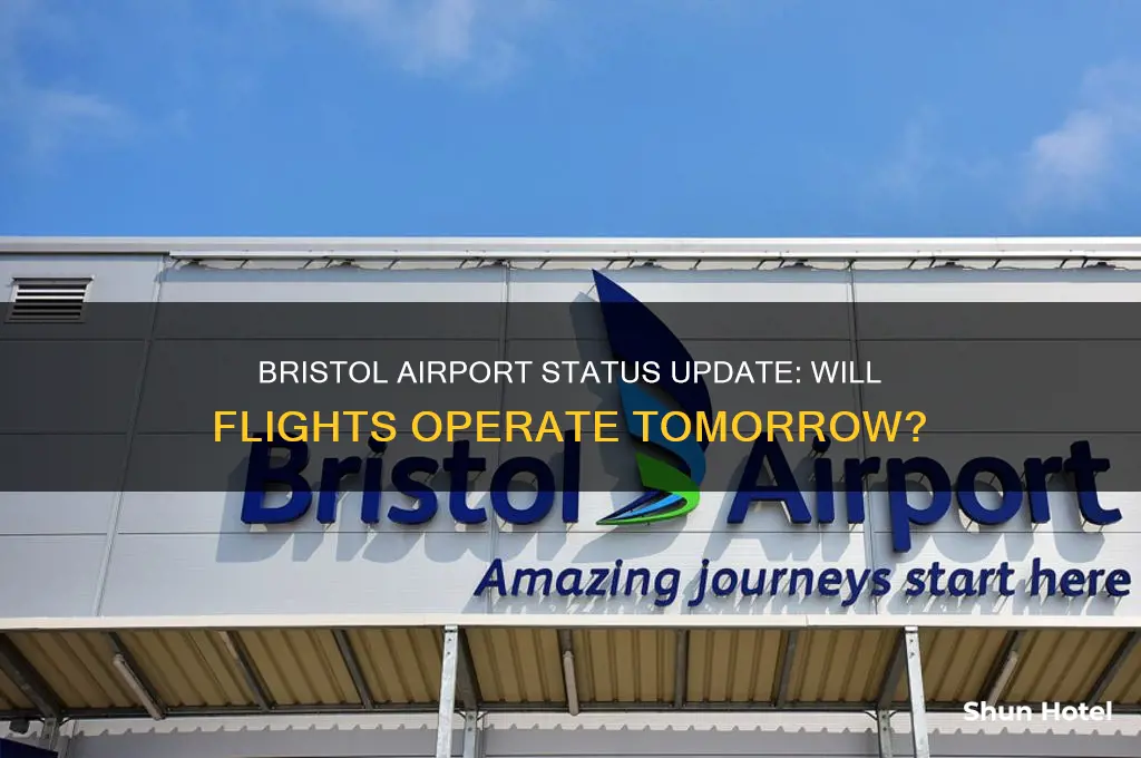 will bristol airport be open tomorrow