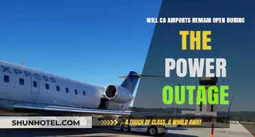 California Airports' Power Outage Status: Open or Closed?