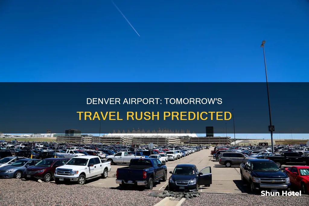 will denver airport be busy tomorrow
