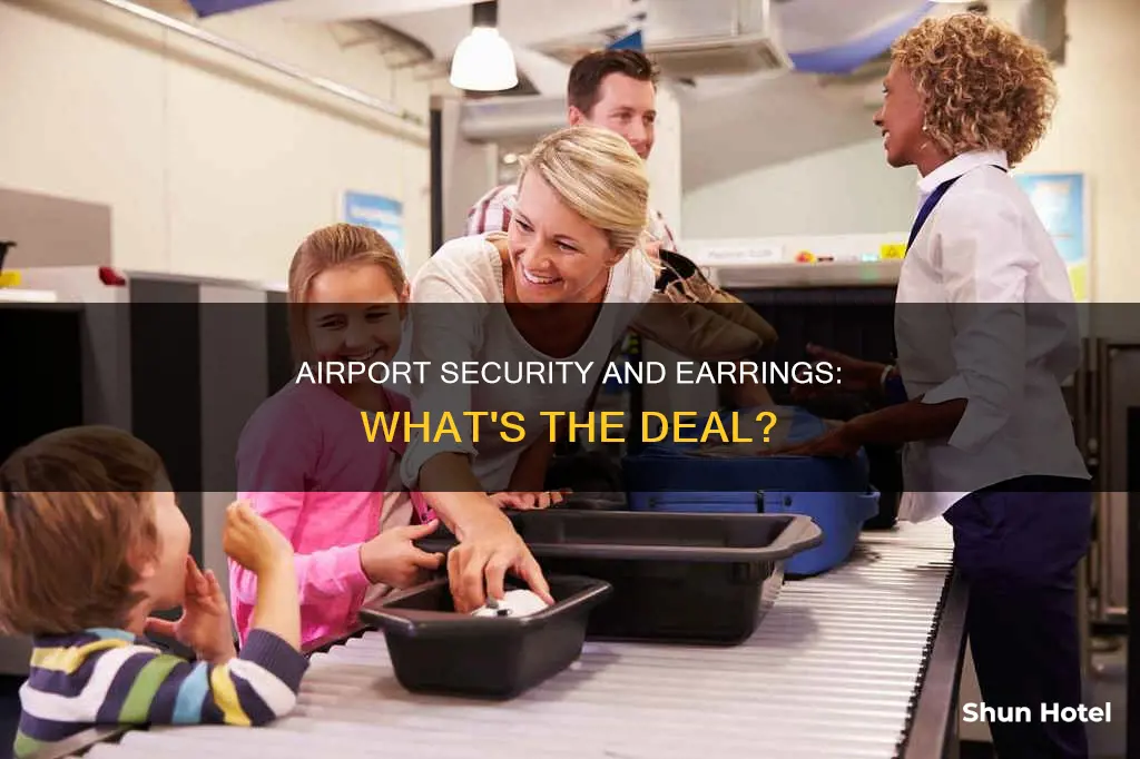 will earrings set off airport security