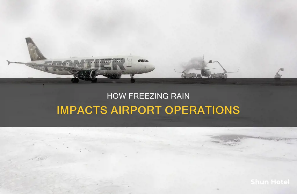 will freezing rain shutdown an airport
