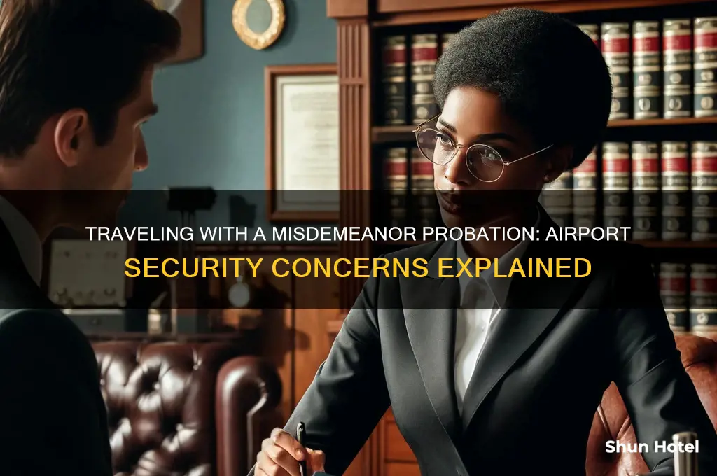 will i get stopped at airport with misdemeanor probahition