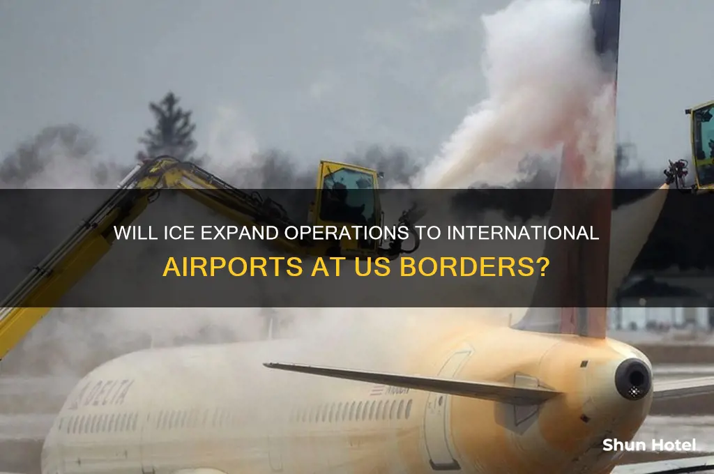 will ice declare international airports us borders