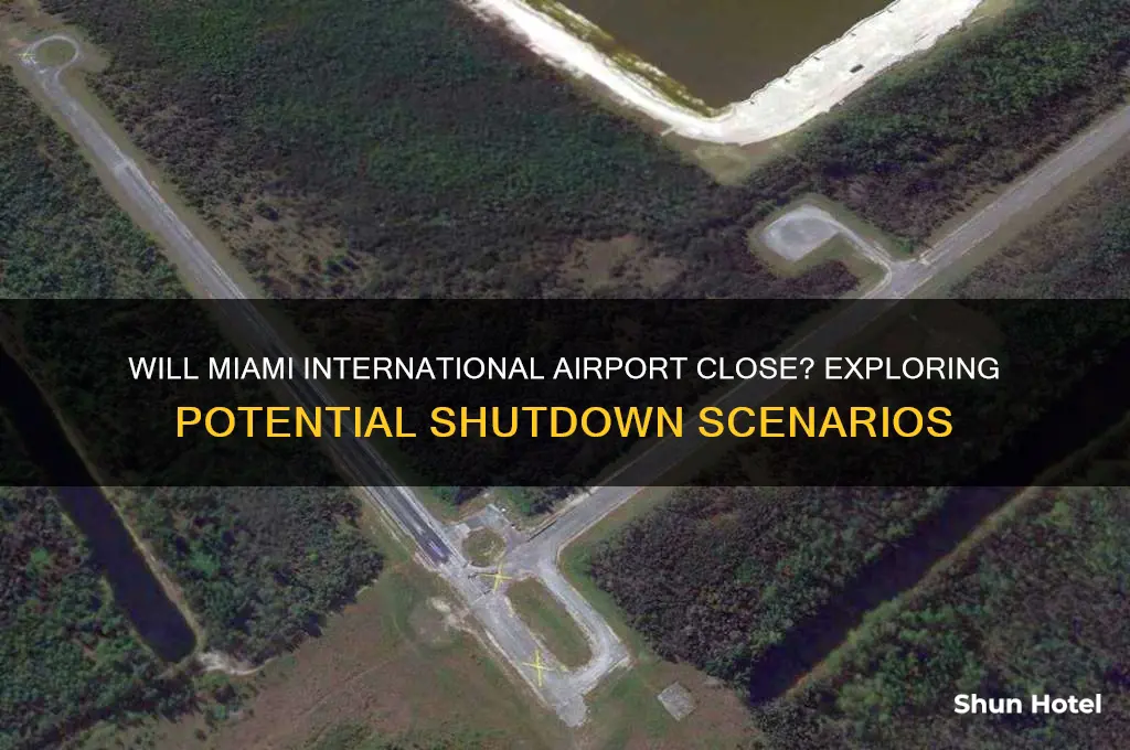 will miami international airport close