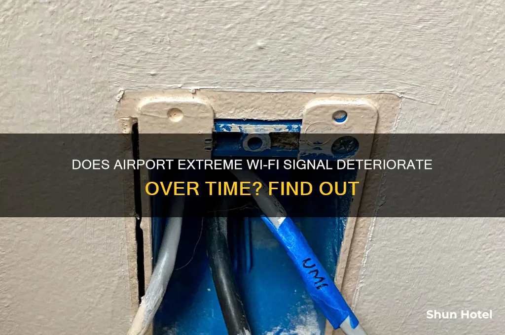 will my airport extreme signal get weaker over years