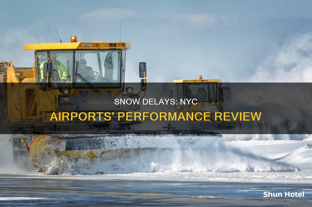 will nyc airports delay in snow