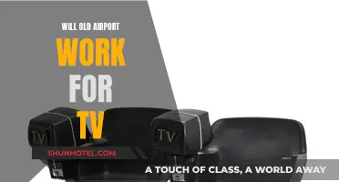 How Old Airport Photos Work on TV