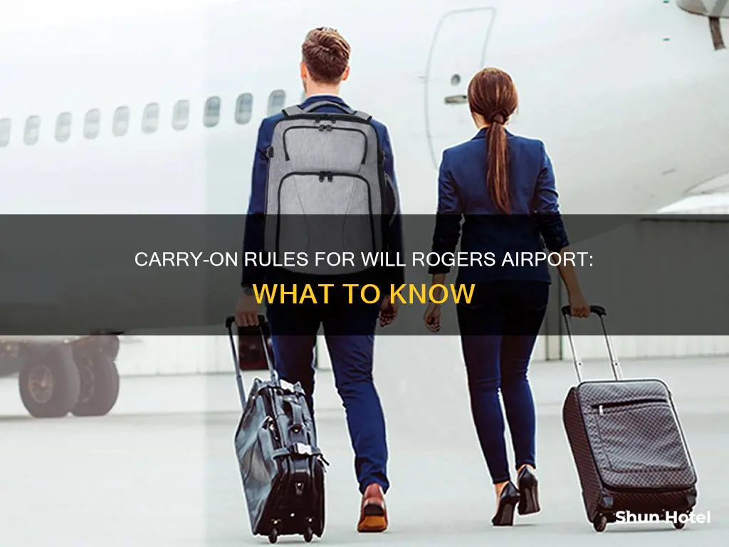 will rogers airport carry-on rules