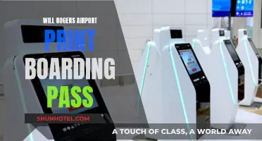 Printing Boarding Passes: Will Rogers Airport Kiosks