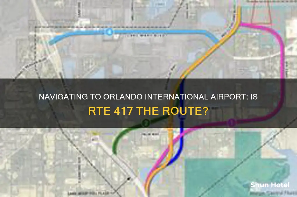 will rte 417 take me to orlando international airport