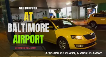 Uber at Baltimore Airport: Pickups and Drop-offs